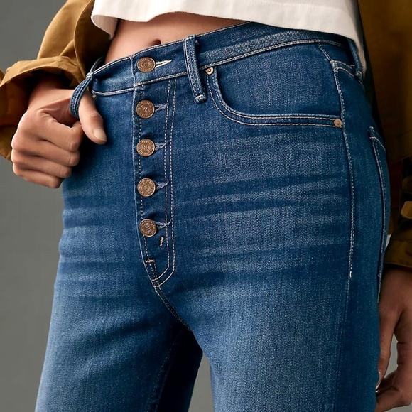 MOTHER The Pixie Rider Ankle Jean in Taxi! - 27 - Picture 3 of 14